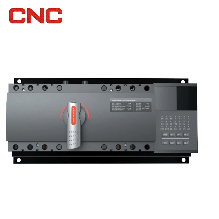 CNC New Design 3P 4P ATS  63a 125a 250a 400a 630a Automatic Transfer Switch Dual Power Transfer Switch
