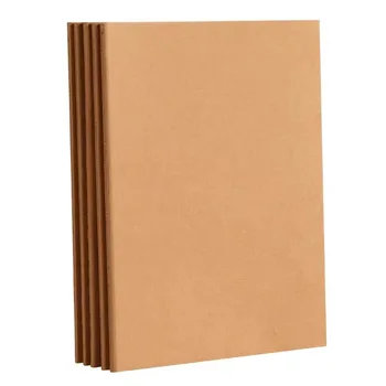 A5/B5 Vintage Kraft Paper Notebook - Customizable Travel Diary & Meeting Scheduler for Students