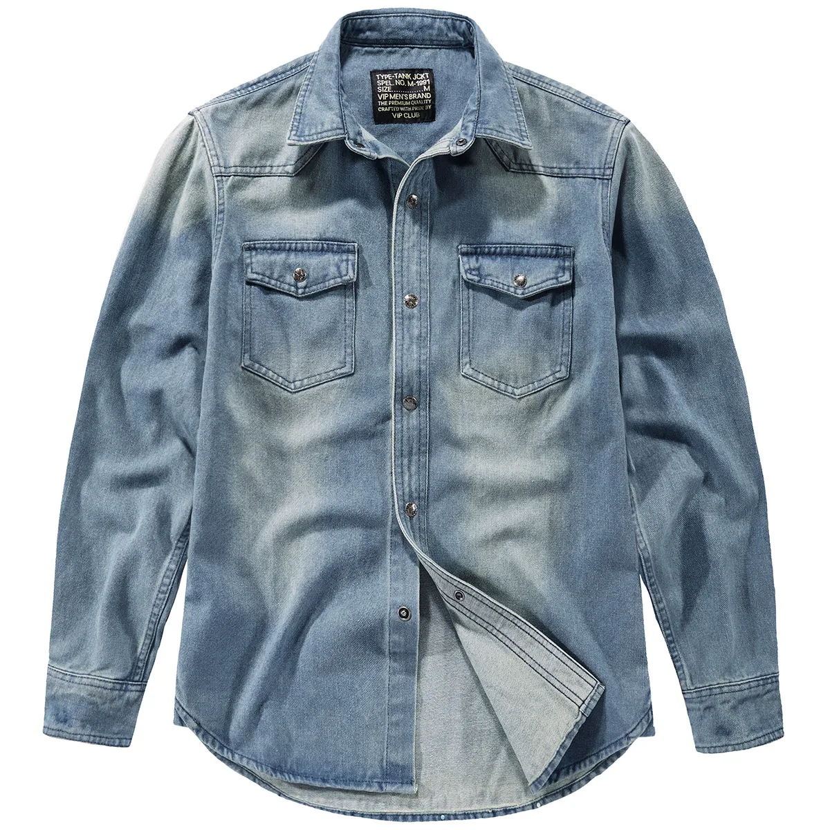 Fashion 2022 Jeans Men Shirt Slim Fit 