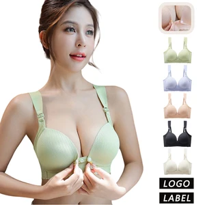 Plus Size 36, 38, 40, 42 | Wholesale Customizable Women's Double-Opening Comfort Bra for Maternity & Postpartum Care