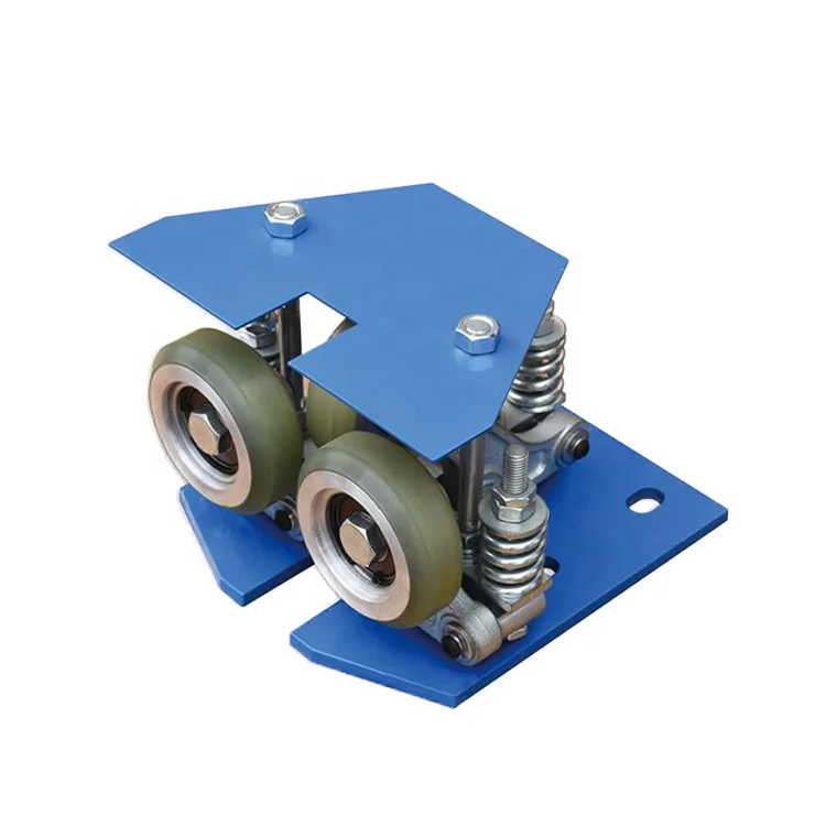 Elevator Roller Guide Shoe Separately Spring-loaded Rollers With Cover