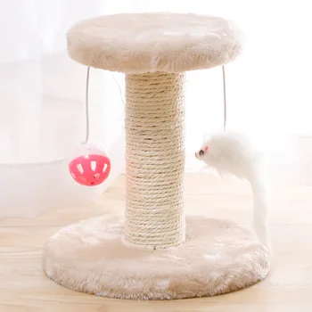 Best Sellers Multi-colors Cat Scratcher DIY Toys Funny Kitty Climbing Scratching Post for Small Cats