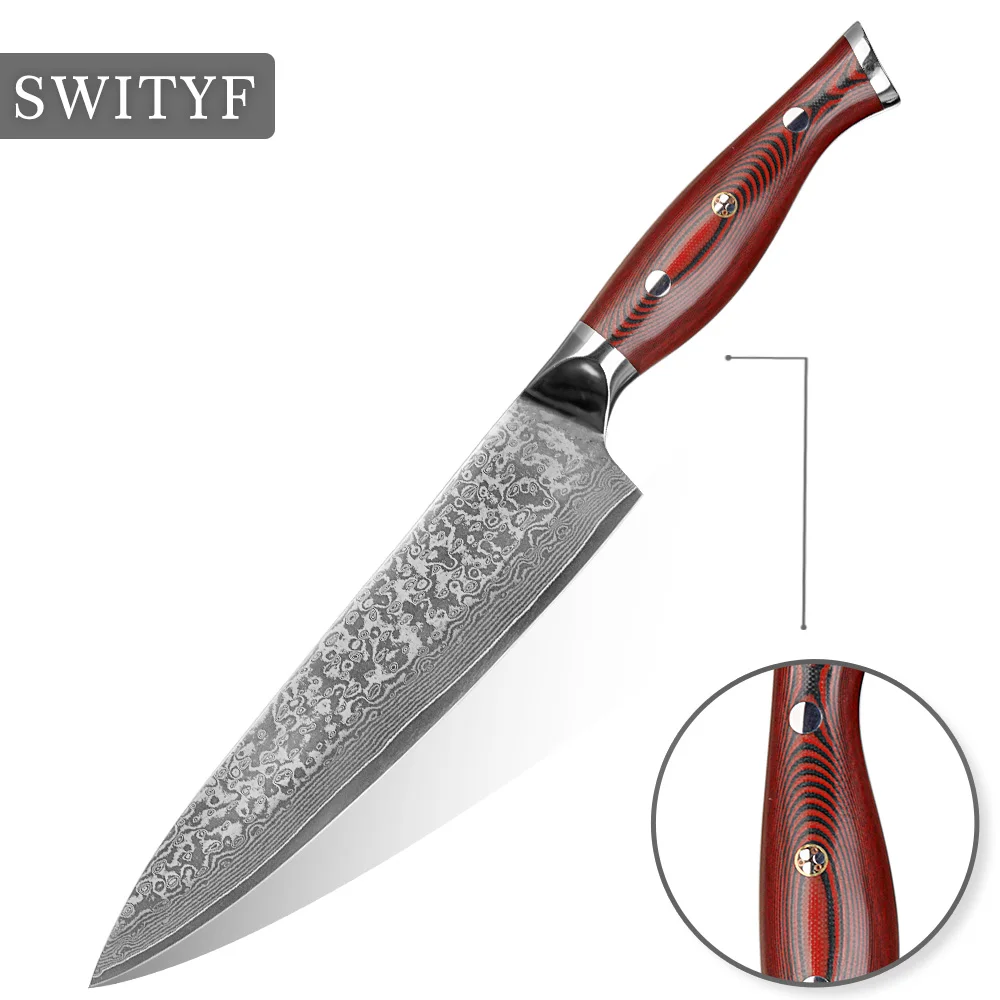 SWITYF Best Custom Handmade Damascus Knife