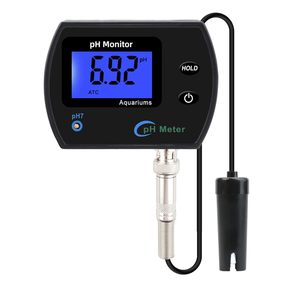 Mini Online Ph Meter Water Tester Aquarium Water Monitor Analyzer Waterproof With Temperature Compensation Atc Function - Buy Portable Water Analyzer,Ph Meter,Ph Tester Product on Alibaba.com