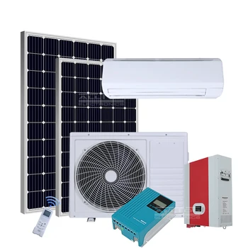 ALLTOP Manufacturer 2 Ton Solar Inverter Off Grid Battery AC DC Hybrid Split Solar System Air Conditioner