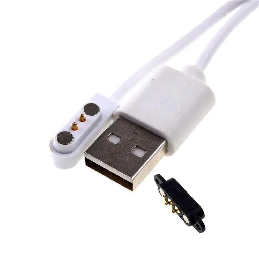 Питание Usb Высокое качество Фиолетовый 4 2 Pin 2pin мужской и женский Магнитный Электрический кабель Разъем