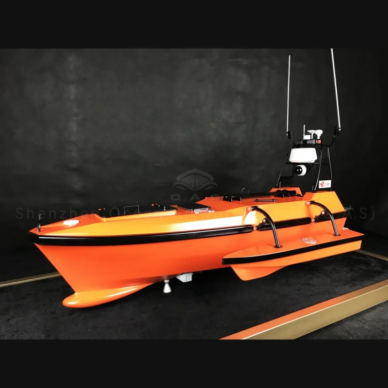 【L】O.A.S Factory  Customized 80cm Handmade Multi-purpose Exploration Vessel Gift with Flashing Feature  Boat Model