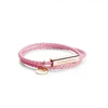 Pink + roes gold buckle