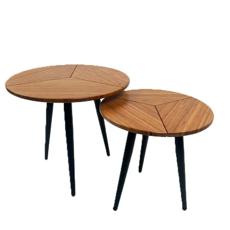 WDF Factory Wholesale mesa de centro para sala wohnzimmer tisch tafel side table bamboo coffee table for home. details