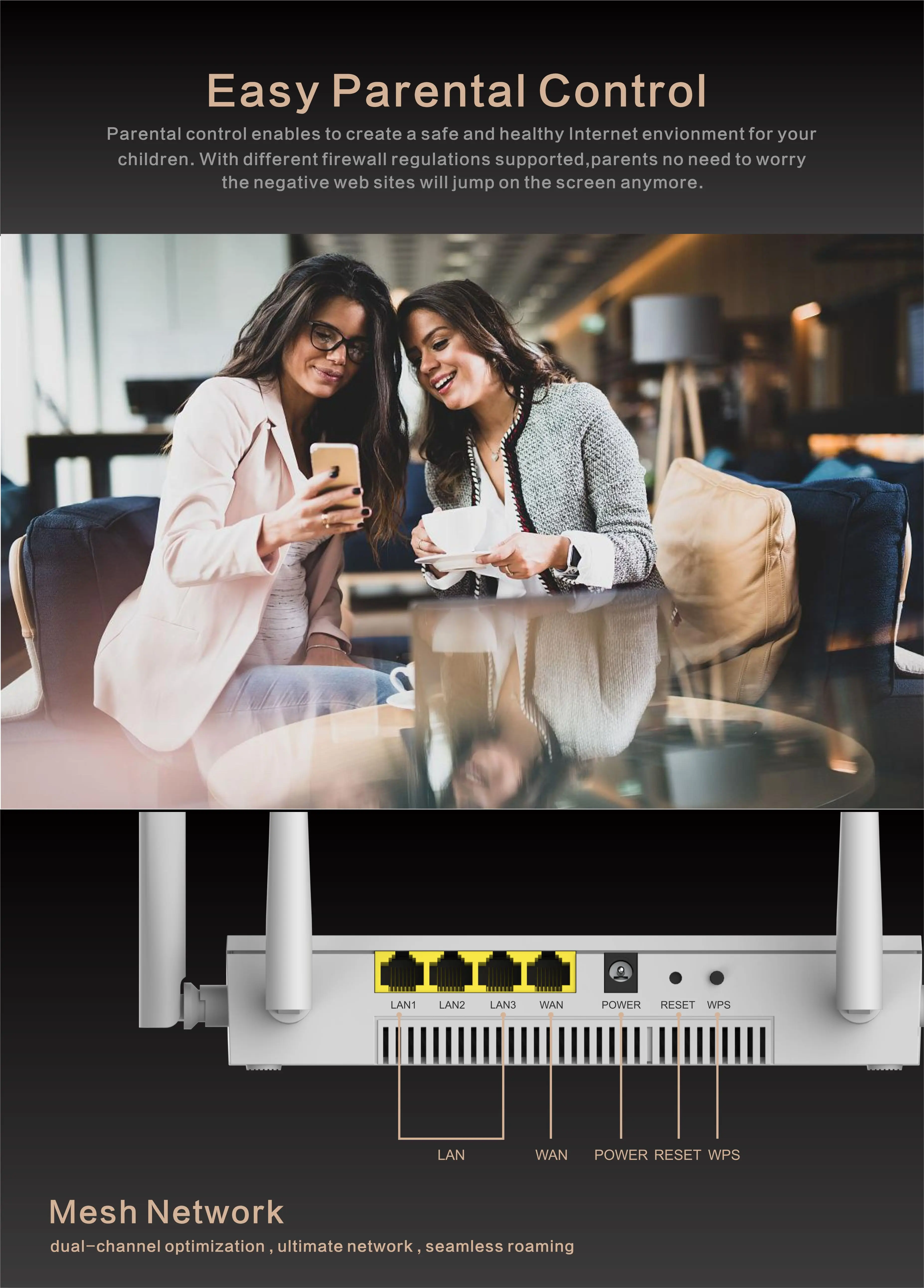 Ac1200 Dual Band 4g Lte Modem Router 1200mbps Wifi Lte Cat4 5dbi ...