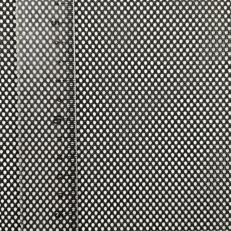 Heavy Duty Cloth Net Black Laundry Bag Mesh Fabric For Washing Machine