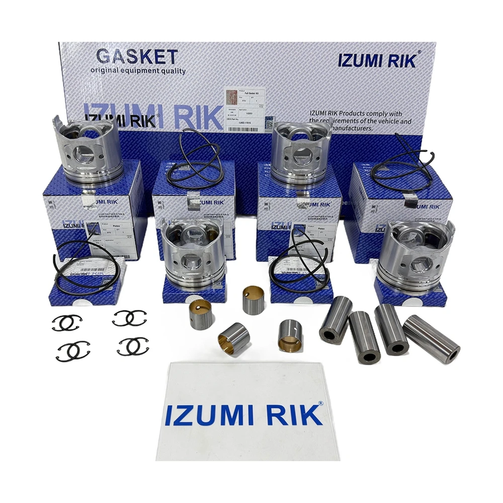 IZUMI RIK Piston & Piston Ring Set for Xinchai 490BPG 4D30G31 A490B