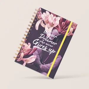 Custom logo to Do List Spiral Pu Leather Weekly Daily Monthly Notebooks A5 Journal Agenda Planners