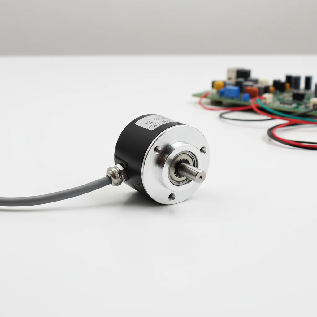 5000 PPR 50mm Diameter Shaft 8mm Type Incremental Rotary Encoder