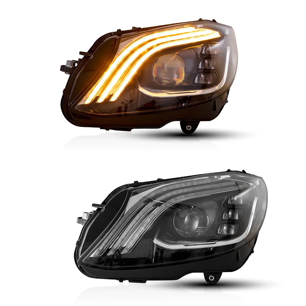 Upgrade to maybach Style Head Light LED Headlights Head Lamp for Mercedes benz c Class W205 Headlamp Headlight 2015-2020