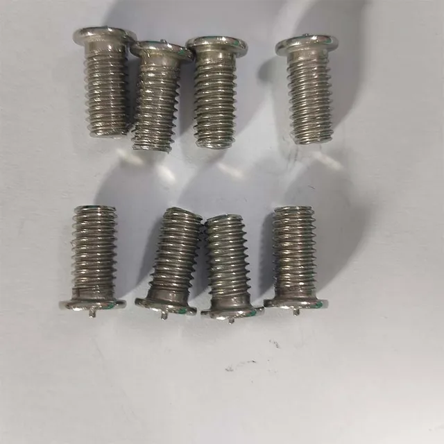 m5 stainless steel copper plated CD flanged fully threaded capacity discharge spot welding stud