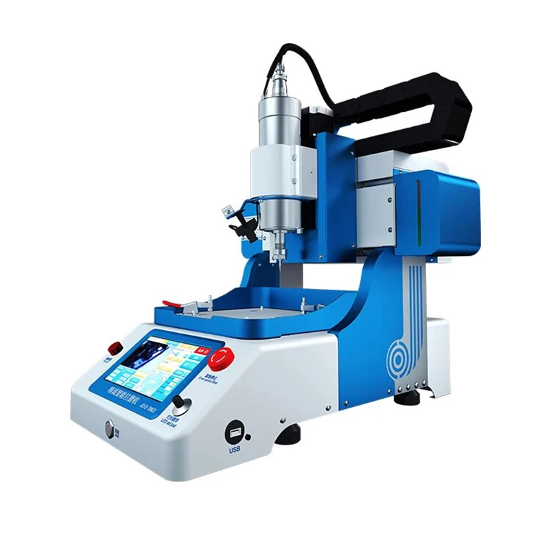 JC EM02 CNC Intelligent Motherboard Chip Grinder Machine Supporting Foot WIFI Fully Automatic Grinding for IPHONE 6-15 Promax