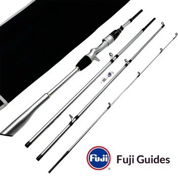 198-meter Four-section Portable Lure Fishing Rod MH Fast-action Ultra-hard Tuning Carbon 60 cm Collapsed Travel Rod – Hard Lure – view 5