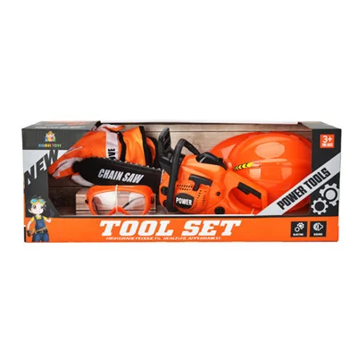 Игрушки Xinmei 2022, оптовая продажа, Электрическая цепная пила, детский игрушечный инструмент для ролевых игр, игрушечный инструмент для детей