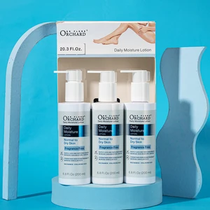 Custom Private Label Organic Body Deeply Lock and Replenish Water Daily Moisture Lotion Set