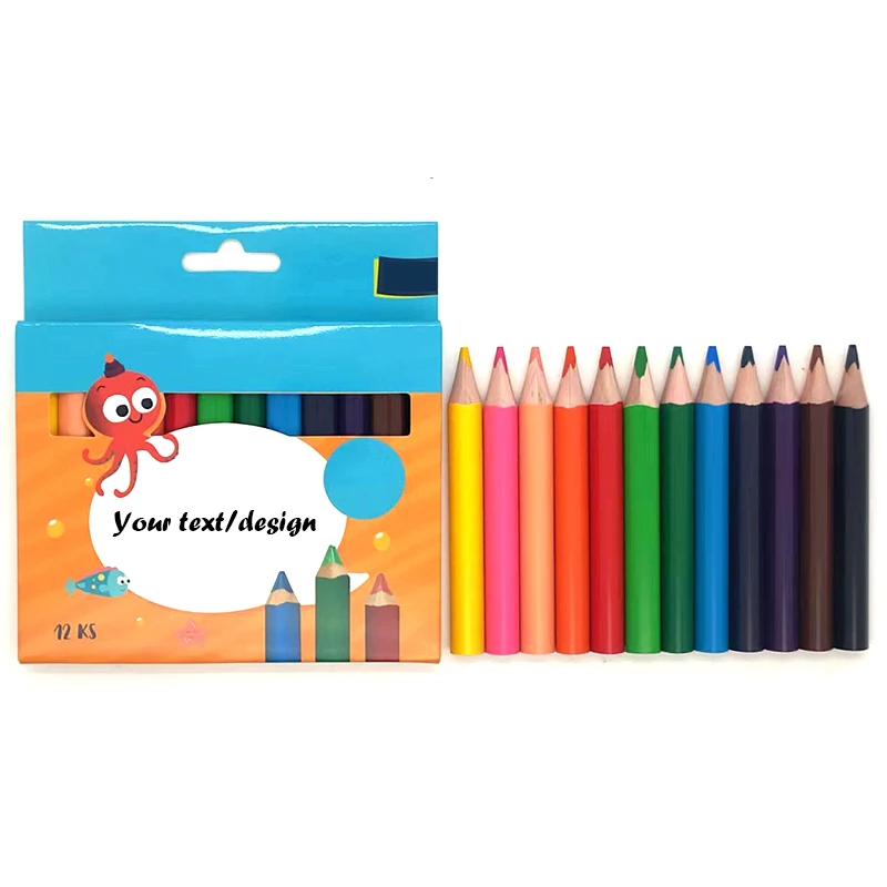 Factory Price Colour Pencil 3.5 Mini Color Pencil Set in Paper Box for Kids  - China Color Pencils, Wooden Color Pencil