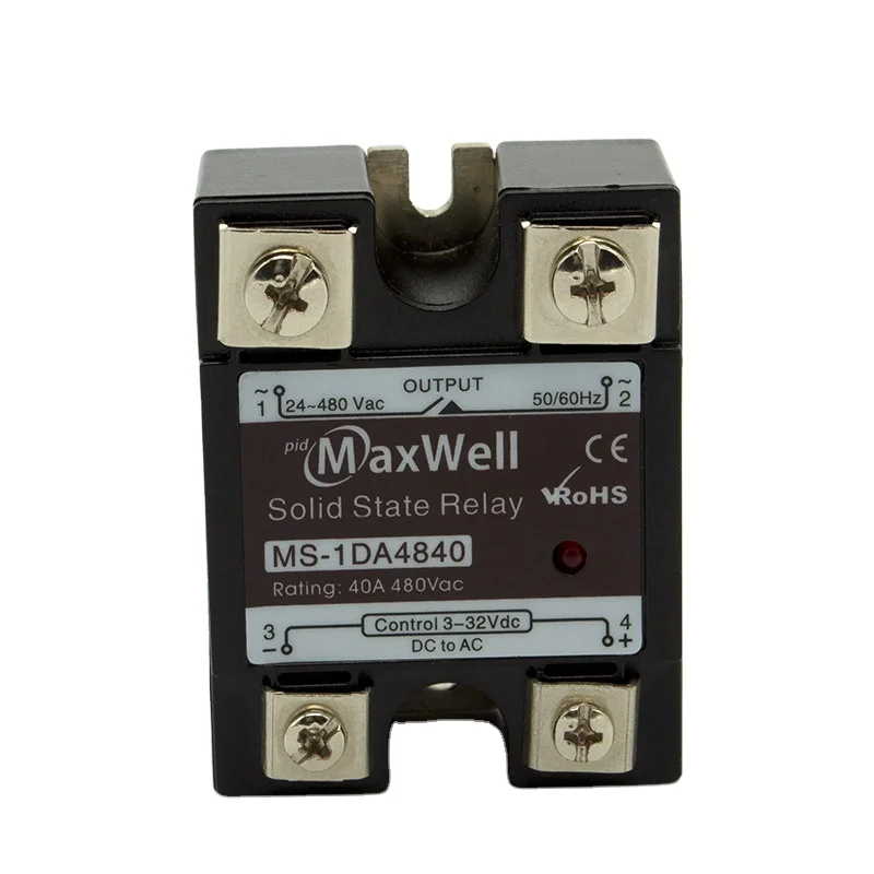 SSR-40DA Miniature Solid State Relay for Heating Dpdt & Sealed for Protection