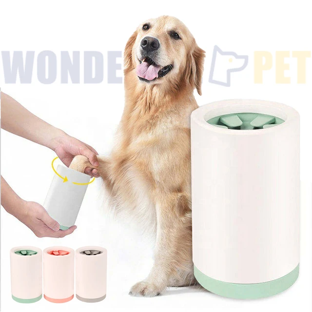 Wonderfulpet Detachable Portable Pet Paw Cleaner Dog Paw Washer Cup Dog Foot Washing Cup Pet Cleaning Grooming Products For Dogs