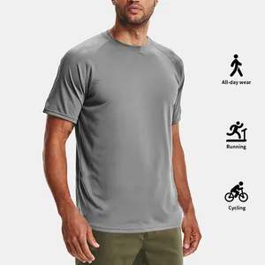 High Quality Custom Men's Canvas Solid Gym T-Shirt Heavy Fitness Workout Streetwear Casual Style Quick Dry Breathable