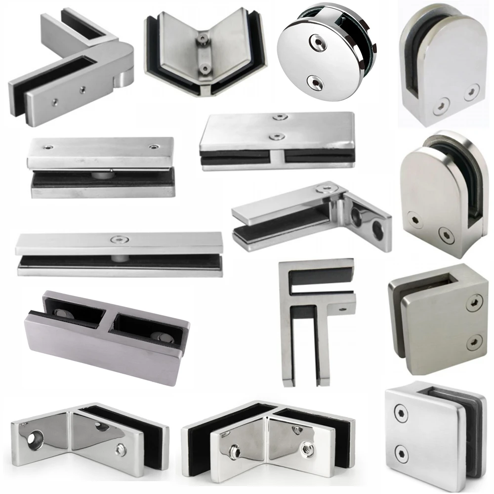 ZD Stainless Steel Glass Railing Clamps - Secure & Stylish