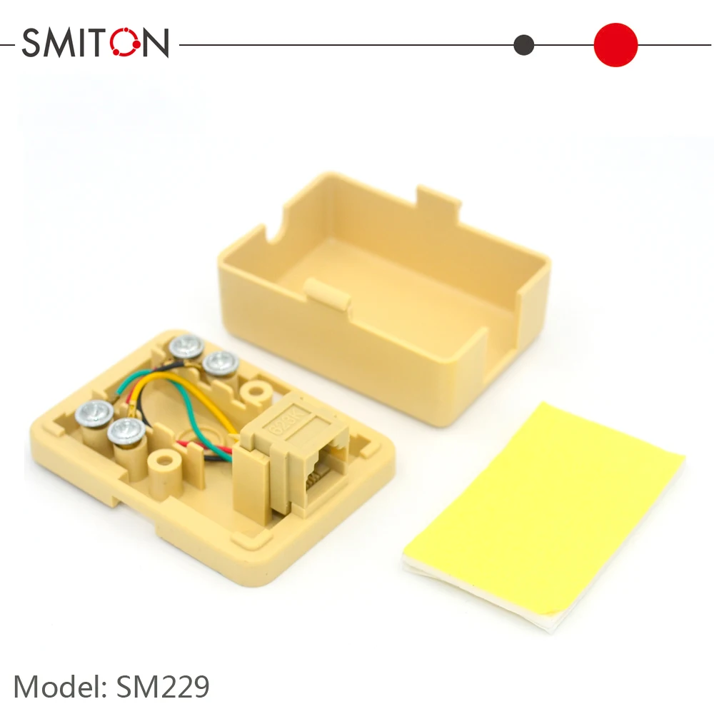 1 Way Telephone Junction Box Rj11 6p4c Mount Box Buy Rj11 6p4c Mount