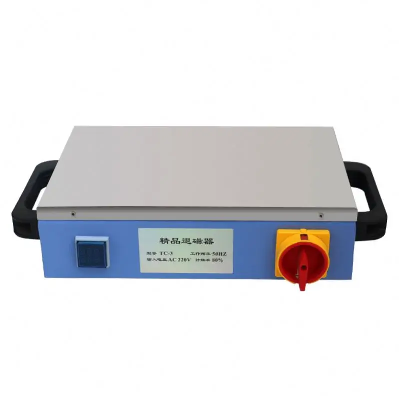 TEBAK Powerful  Desktop Demagnetizer Machine Continuous Use Overload protection for Demagnetization Steel Iron Workpieces