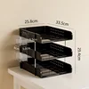 Black [3-layer 2-pen holder]