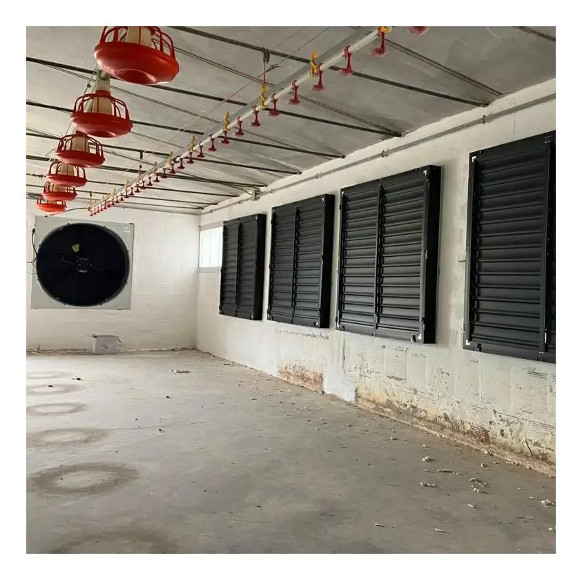 Workshop HVAC System Pvc Shutter Ventilation Louver air Vent Pvc Gravity air Louver