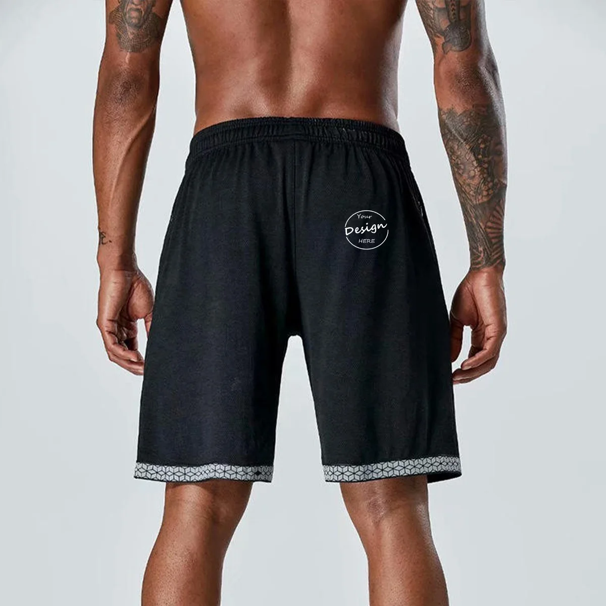 Wholesale High Quality Men Cotton Shorts Pant Jersey Summer Gym Shorts Silk Screen Print Cargo Pants Men Shorts