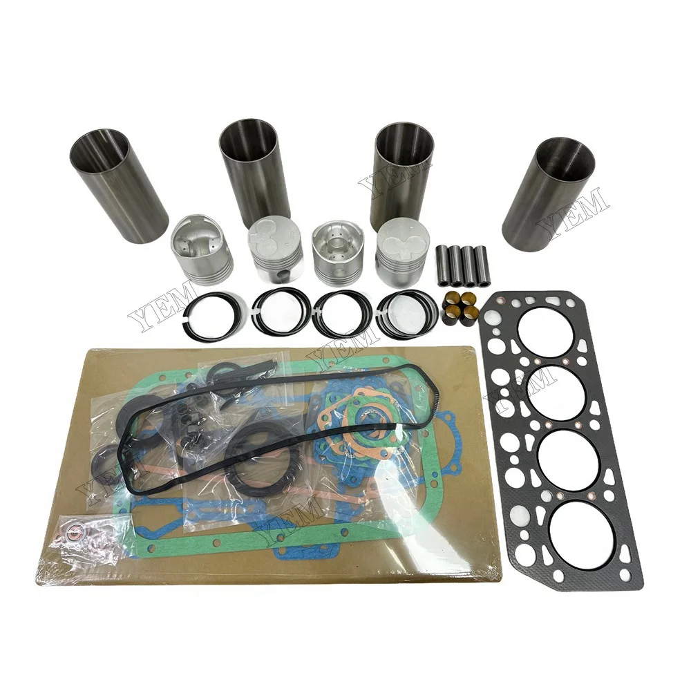 For Mitsubishi K4D Overhaul Kit With Gasket Set Diesel Engine Spare Parts 3