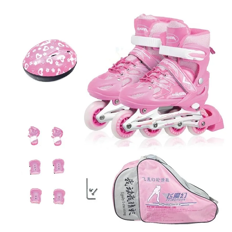 Cheap Flashing Professional Inline Roller Skates Shoes Accessories Sets
