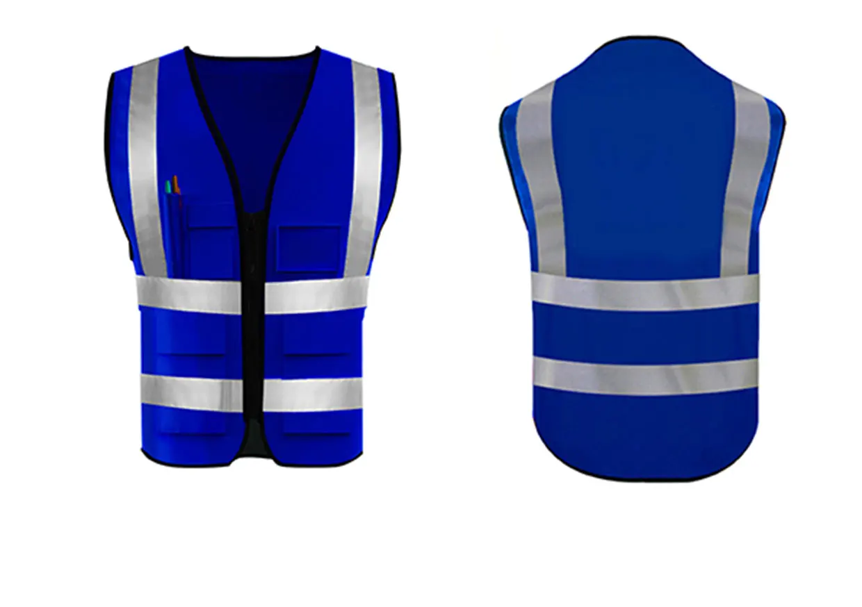 Azul Ropa Reflectante Uniforme De Seguridad De Alta Visibilidad