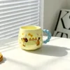ถ้วยเดี่ยว ด้ามจับสีฟ้า