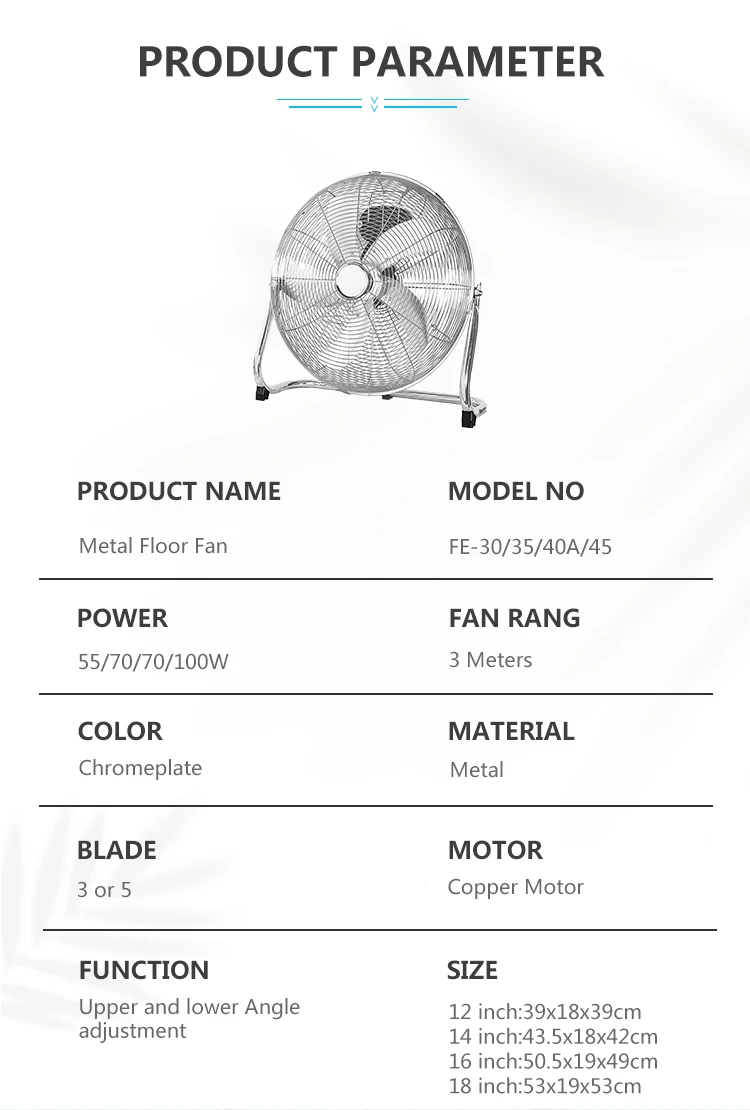 3 Speed 18 Inch High Velocity Flo…