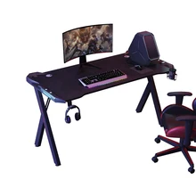 Hot Sale A-shaped High Quality Office Gaming Tables Computer Table For Home Best Gaming Desk With Rgb Light