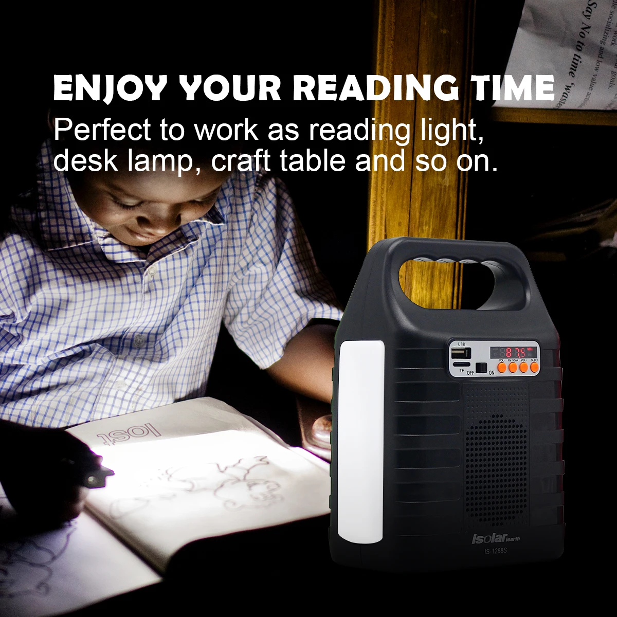 Mini USB Radio Speaker Portable  Off Grid Home Kit Solar Energy Panel Kit Mini Solar Light Kits Lighting Systems
