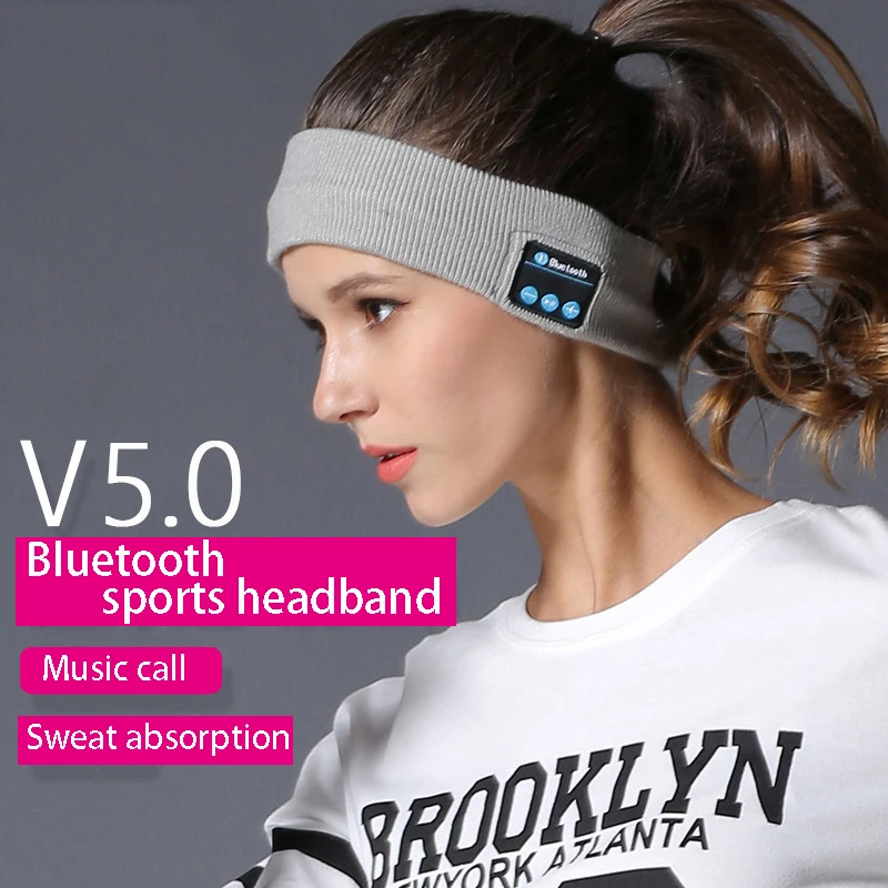 Yctze Bande de Musique Sportive Portable avec pour Dormir, Jogging et