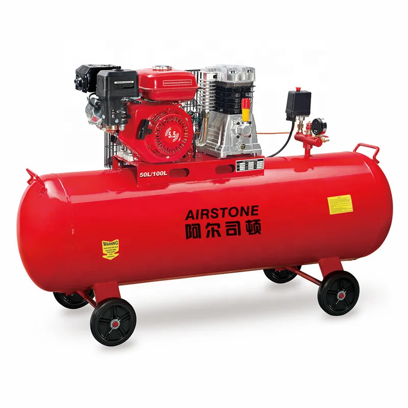 Good quality piston copeland compressor 5.5hp 600L/min double piston air compressor tanki electronic