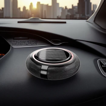 Alloy Iron Net Car Aromatherapy Diffuser 10ml Ocean Fragrance Deodorant with Ambient Lighting Air Purifier Freshener