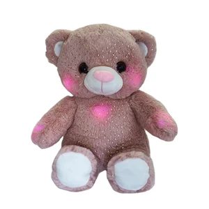Promotional LED Teddy Bear Stuffed Toy Small/Giant Plush Light-up Toy with PP Cotton Filling