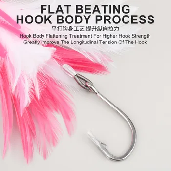 Big Game 46g/6.5inch NEW Feather Trolling Lure Marlin Tuna Unrigged Trolling FIshing Lure – Trolling Lure – view 5