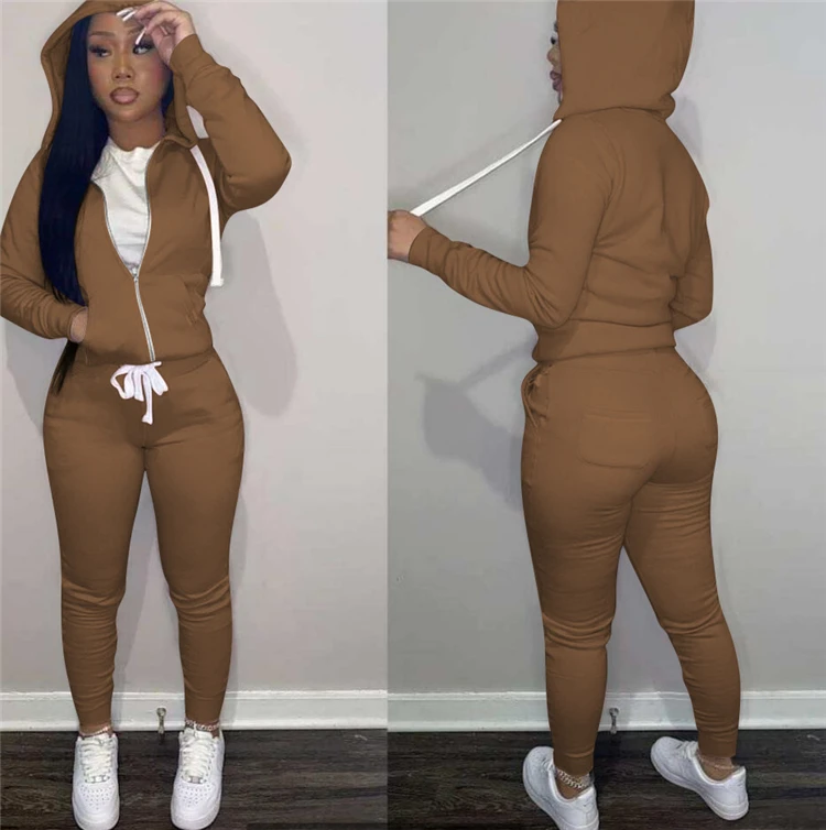 Good Quality Two Piece Set Girl Ladies Outfits 2 Piece Set Women Clothing joggers two piece set tracksuit