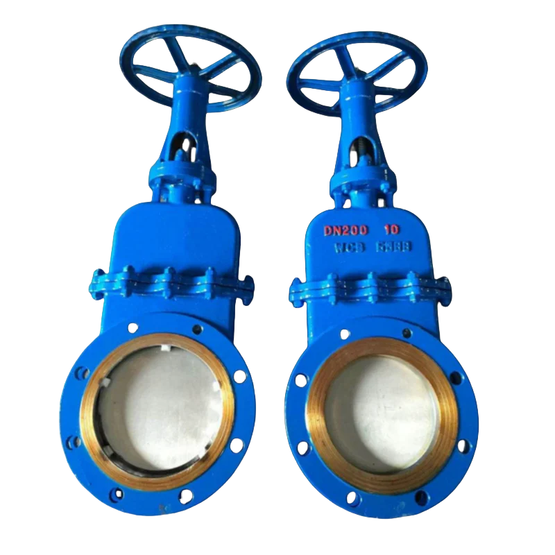 PZ973 Electric knife gate valve for sewage slurry Electric slurry gate valve