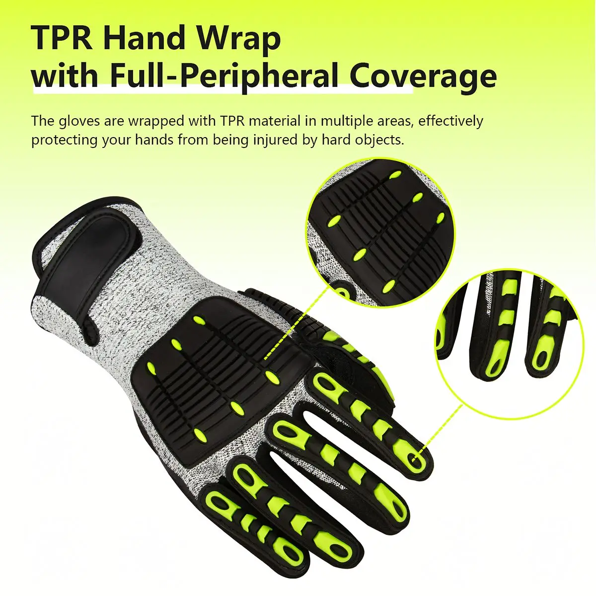 TPR Oilfield Construction Industrial Cut Resistant Protective Anti