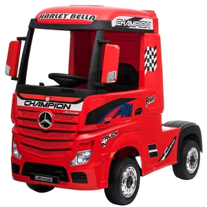 Benz Actros Lorry 12v 24v Battery Ride-on Carsjsjxjdkixoxkkxk 4WD Electric Parental Controlled Big Kids Ride on Car Truck